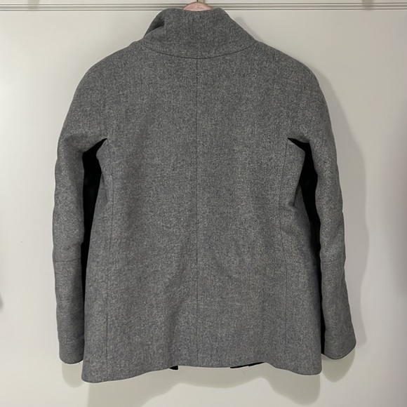 DANIER Wool and Leather Coat - Picture 5 of 6